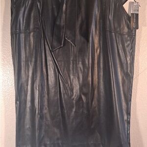 Soho Black Leather Dress